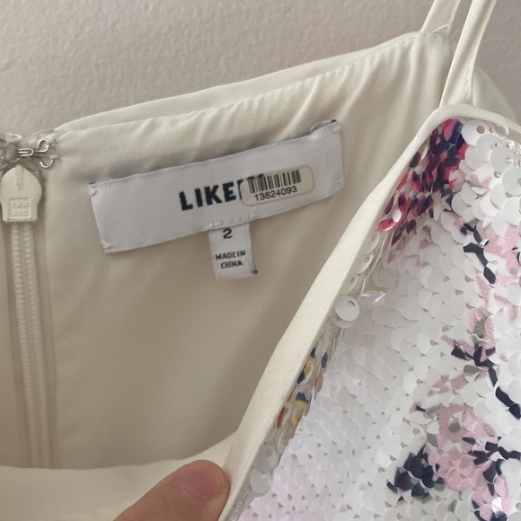 LIKELY Reese Floral Sequin Mini Dress - Picture 8 of 12